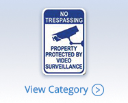 CCTV Video Surveillance Warning Signs