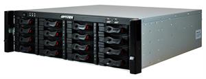 128 Channel Embedded NVR with 128TB Hot Swappable Hard Drive Bays