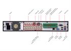 Back Panel of 16 Channel 1080P Analog / HD-CVI / AHD / TVI / IP DVR