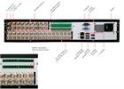 Back Panel of 32 Channel 2U 1080P HD DVR