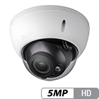 5 Megapixel HD-over-Coax Varifocal Armor Dome Camera