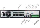 Back Panel of 2U 32 Channel 16 PoE Plug-and-Play NVR